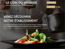 Tablet Screenshot of lecoindumeunier.com